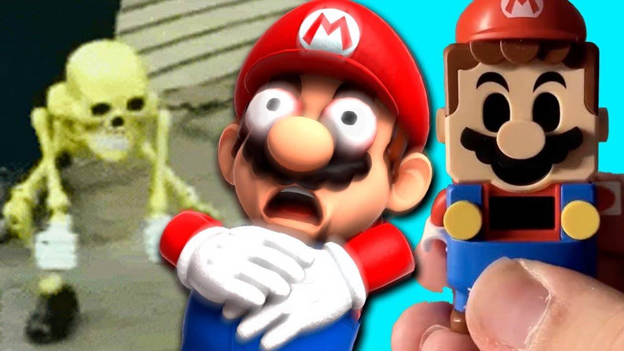 [Сериал SMG4] Mario Reacts to Spooky Memes but Dies half way through