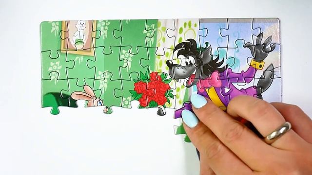 Ну, Погоди! Мультфильм Заяц и Волк - собираем пазл для детей. Nu, Pogodi! ( You just wait! ) Puzzles смотреть онлайн