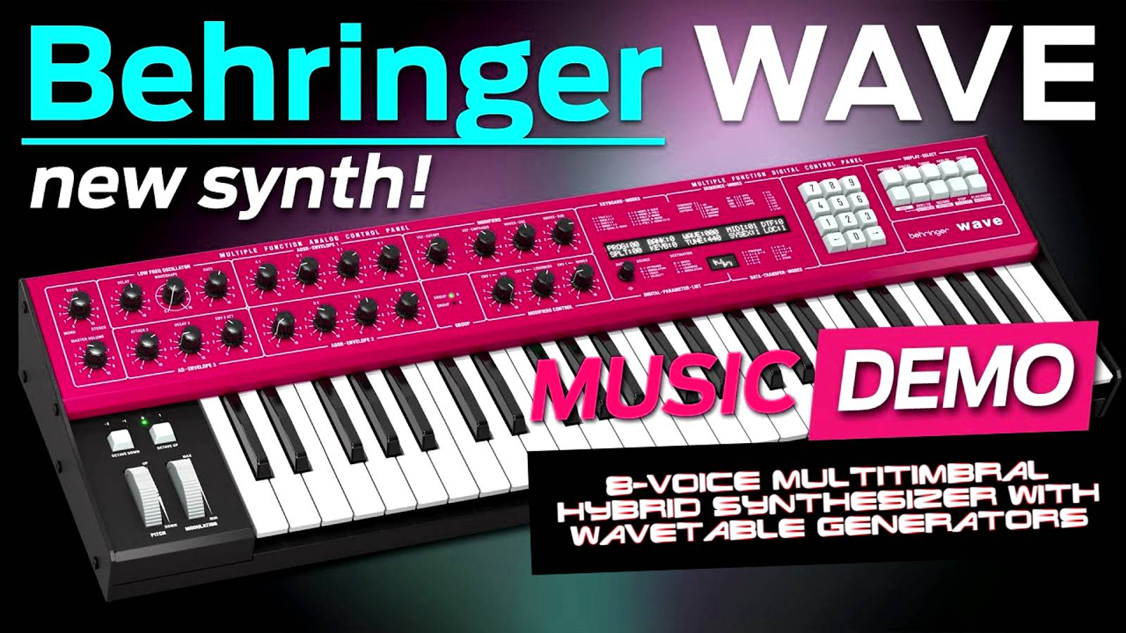 Behringer Wave: Music Demo