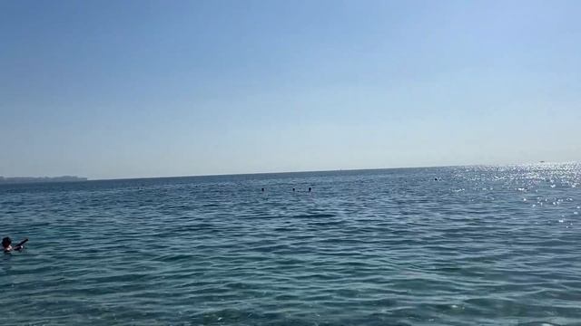 Море и погода 10 октября в Анталье. Пляж Коньяалты, ужин в отеле Бенна