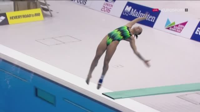 London2016 Women's 1m Springboard Final