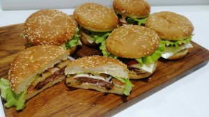 Домашние Бургеры - Сохраняй рецепт