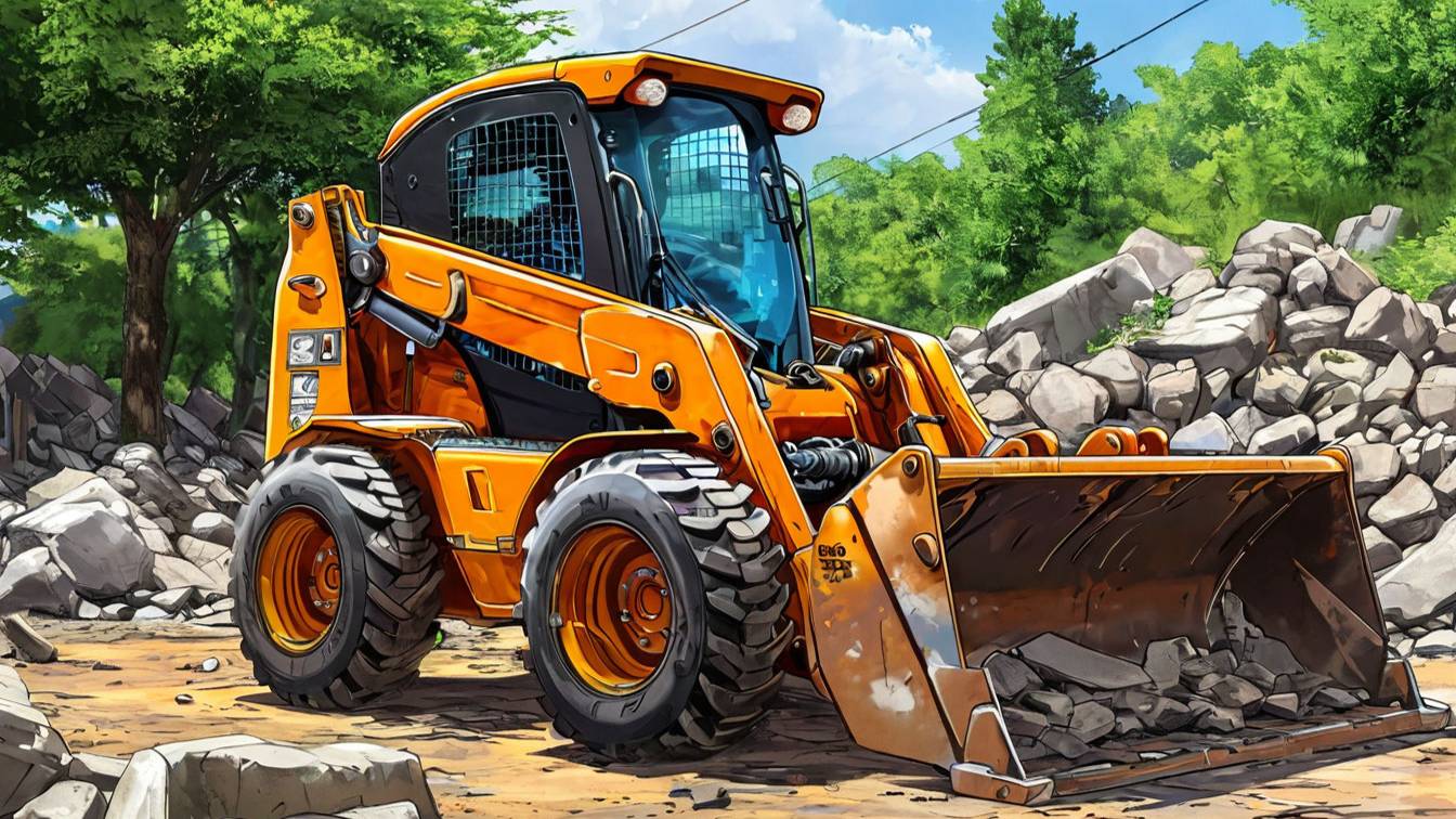 Farming Simulator 25 ГАЙД 💪УБОРКА КАМНЕЙ ГИДРОУДАРНИКОМ НА МИНИ-ПОГРУЗЧИКЕ⛏️