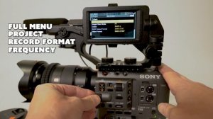 Sony FX6 - How to change the base frame rate