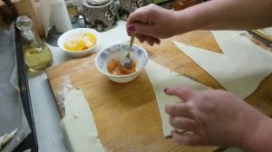 КРУАСАНЫ из слоеного теста.Вкусный воскресник.