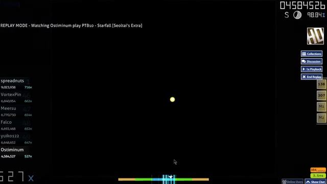 (osu!) PTB10 - Starfall [Seoltai's Extra] +HD FC (202pp) смотреть онлайн