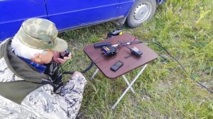 РАБОТАЕМ С ПОЛЯ НА 430 МГЦ УГОЛКОВАЯ АНТЕННА!
