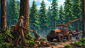 Farming Simulator 25  🌳⚙️СУХОСТОЙ, ЧТО ДЕЛАТЬ?! 🪓