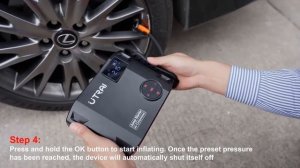 Пуско-зарядное устройство UTRAI Jstar 5, с воздушным компрессором, 2000A, 24000Mah