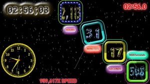 [Speed feeling] Timecode neon 17,520 Hours  timer  countdown alarm🔔Weeks