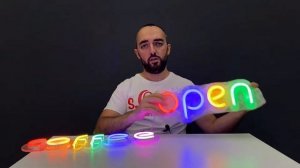 Вывеска из светодиодного неона