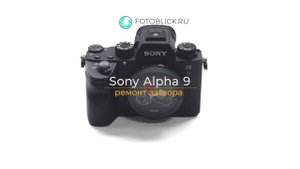 Sony Alpha 9 ремонт затвора