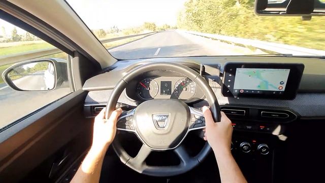 DACIA LOGAN 3 TCE 1.0 90 CP 2022 POV TEST DRIVE смотреть онлайн