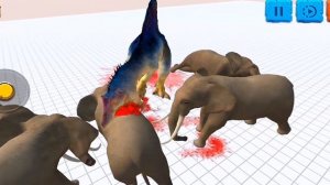 Spinosaurus Attack Elephants - Animal Revolt Battle Simulator