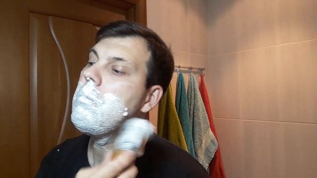 Бритье. Мыло DS Cosmetic, косорез из СССР, лосьон Stetson, помазок DS Cosmetic, лезвия BAILI смотреть онлайн