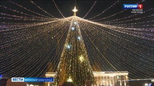 ГТРК СЛАВИЯ Зажжение Елки на Софийской площади 23.12.24