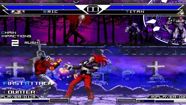 Eric Kyo Vs Titan Element Mugen Fighters  KOF Mugen