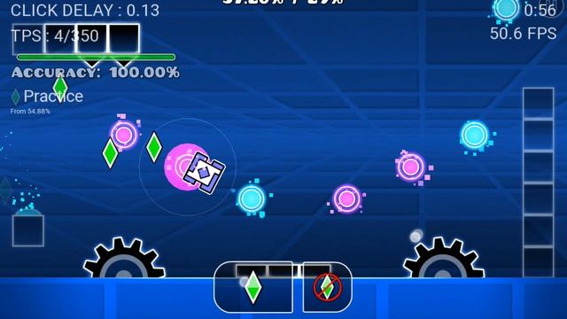 Практика в уровне challenge for me (120+ попыток)