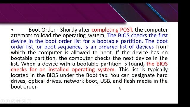 LAB 5: BIOS (basic input/output system)