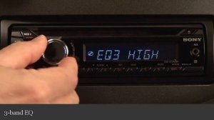 Sony CDX-GT260MP CD Receiver Display and Controls Demo | Crutchfield Video