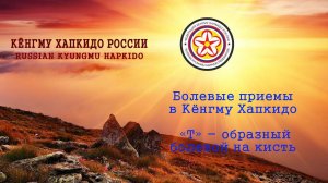 Болевые приемы в Кёнгму Хапкидо. «Т» - образный болевой на кисть. (Базовый вариант)