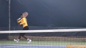 Serena Williams Forehand Practice Slow Motion 0.2X 0.5X From different views