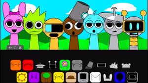 Спрунки. Sprunki играем вместе.