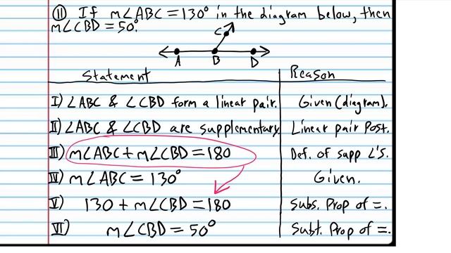 Geometry Course--Class 7: Proofs and Properties of Equality and Congruence (Part II)