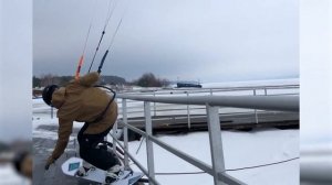The best kite & snowkite crashes - Artem Garashchenko