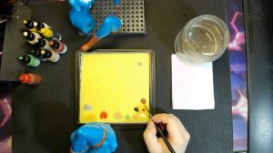 Покраска фигурки Vault-girl Fallout