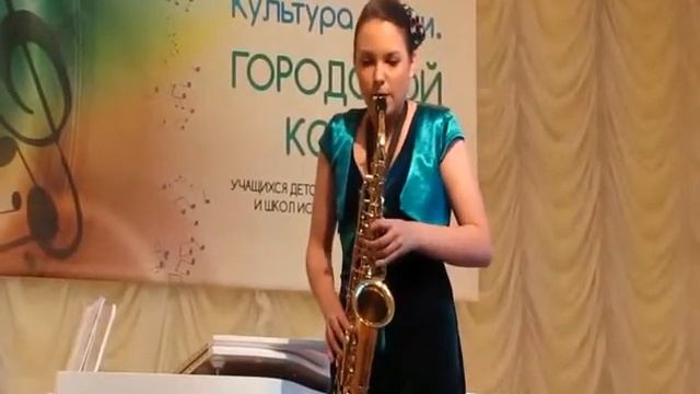 Калинина Олеся(Саксофон), Шарапова Наталья(фортепиано)