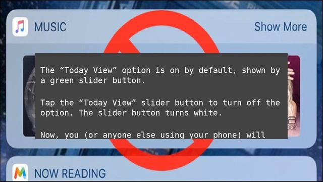 How to Disable the Lock Screen Widgets in iOS 10