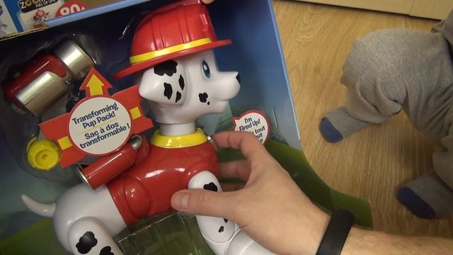 ЩЕНЯЧИЙ ПАТРУЛЬ МАРШАЛ робот распаковка ✪ PAW PATROL MARSHALL toy talking unpacking ツ MaxiKids