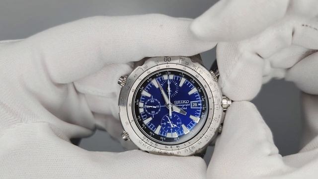 Обзор и настройка наручных часов SEIKO Chronograph 7T32-6N10