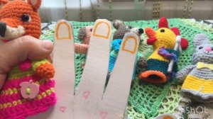 Связала новые игрушки🐰🧸🦊🐭🐶 Пальчиковый театр крючком