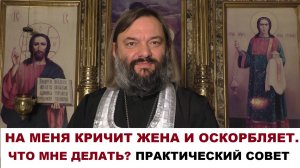 На меня кричит жена и оскорбляет. Что мне делать? ПРАКТИЧЕСКИЙ СОВЕТ. Священник Валерий Сосковец