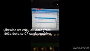 SIEMENS Data copy/backup procedure in CF card (SIEMENS 802D Controller)