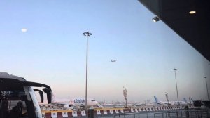 Взлеты и посадки в Дубае. Терминал 2. Утро в DXB.