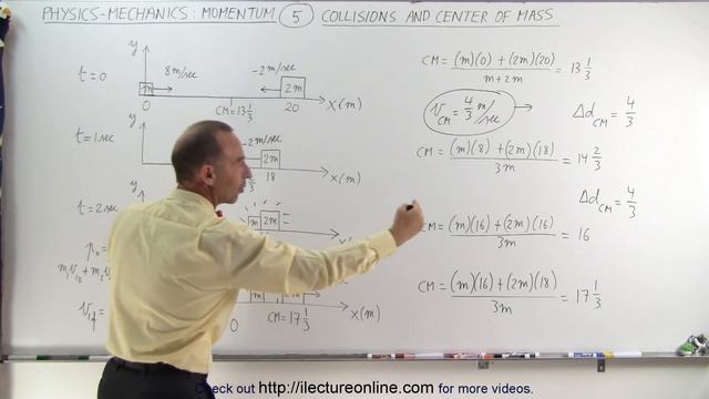 Physics 9.6 Coefficient of Restitution (5 of 9) Collision and Center of Mass