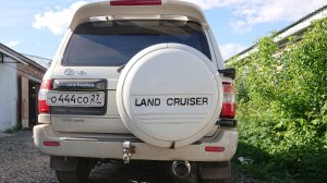 Land Cruiser 100, 2UZ-FE, звук глушителя MagnaFlow