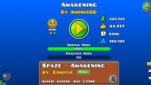 Уровень в КОСМОСЕ!!! Awakening 100%