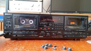SONY TC-WR950 проверка после ремонта, профилактики и настройки.