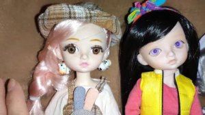 перепись 30-ти см шарнирных кукол в семье кукол тёти Алёны, дешёвые и дорогие, всего 18