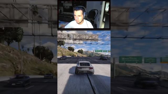 Накрыло ТАЧКОЙ, но выжил в GTA 5 #gta #shorts #gta5