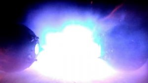 Встречное схлопывание  двух волн детонационного горения.