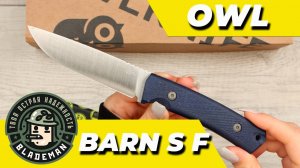 Нож OWL Barn S F, M390 Cryo, Micarta Baikal, Kydex