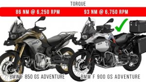 BMW F850GS Adventure vs BMW F 900 GS Adventure | Compare BMW F900GS Adventure VS BMW 850GS Adventur