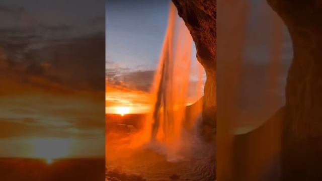 Водопад Сельяландсфосс, Исландия