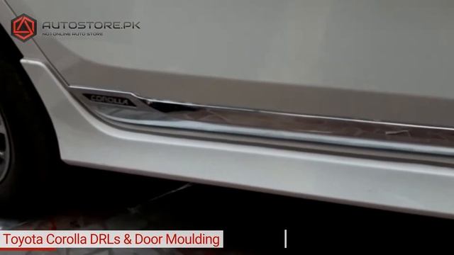 Toyota Corolla Modified with DRLs & Chrome Moulding (After Installation) | Autostore.pk смотреть онлайн