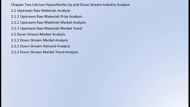 Global Calcium Hypochlorite Industry смотреть онлайн